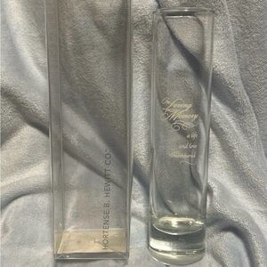 Clear Memorial Vase